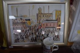 Lowry “Going to Work 1959” Print and a Lowry Mug