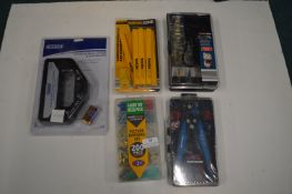 Picture Hanging Set, Wood Burning Set, Carpenter Pencils, and a Stud Detector