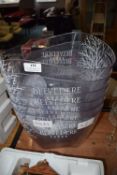 6x Belvedere Vodka Ice Buckets