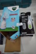 * Vicks Sinus Inhaler, and 3x Braun Digital Thermometers