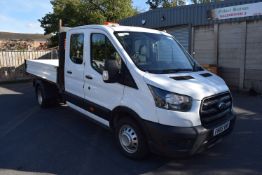 * Ford Transit 350 Tipper Crew Cab (6 Seats + Driver) Reg: FH69 VNV, 103514 Miles, MOT 09/08/2027,