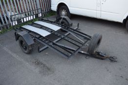 Motorcycle Trailer 69” wide x 118” long for Motorcycle up to 88” long