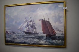 “The Golden West” by Roy Cross Print
