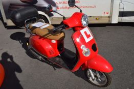 Baotian Monza Moped Reg: YL66 EHZ, 216 miles, 50cc, First Registered 28/12/2016, Has Key and V5,