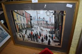 Gilt Framed Lowry Print