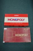 Two vintage Monopoly board games
