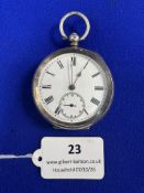 925 Sterling Silver Pocket Watch ~87.5g total