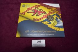 Royal Mint 2015 Royal Arms £1 Brilliant Uncirculated Coin – An official Royal Mint 2015 UK £1