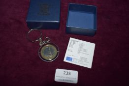 Royal Mint 2005 St Paul’s Cathedral £2 Coin Keyring – Royal Mint 2005 £2 Brilliant Uncirculated