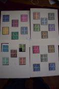 Great Britain Queen Elizabeth II Machin Definitive Stamp Collection in Mint Blocks – A collection of