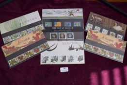 Collection of Royal Mail Natural History, Science & Seasonal Mint Stamp Presentation Packs – A