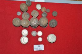 Collection of British Pre-Decimal Coins Including Silver Issues – A collection of British pre-