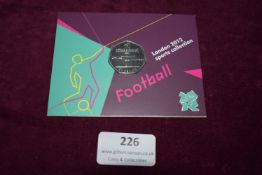 Royal Mint London 2012 Olympic Football 50p – An official Royal Mint London 2012 Sports Collection