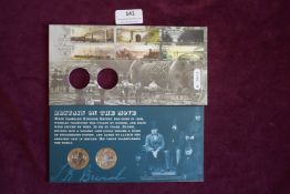 Royal Mint Isambard Kingdom Brunel Commemorative Coin & Stamp Cover – Limited edition Brunel 1806–