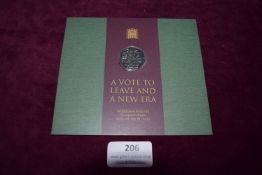 Royal Mint 2020 Withdrawal from the European Union 50p Brilliant Uncirculated Coin – An official