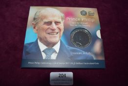 Royal Mint 2017 Prince Philip £5 Brilliant Uncirculated Coin – An official Royal Mint 2017 UK £5