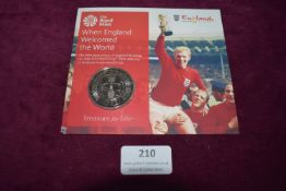 Royal Mint 2016 England 1966 FIFA World Cup 50th Anniversary £5 Brilliant Uncirculated Coin – An