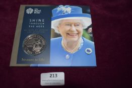 Royal Mint 2017 Sapphire Jubilee £5 Brilliant Uncirculated Coin – An official Royal Mint 2017 UK £