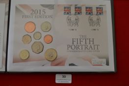 Queen Elizabeth II Fifth Portrait 2015 Commemorative Coin Cover – Westminster ‘Queen's Portrait’
