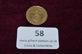 German Third Reich 1938 10 Reichspfennig – German 10 Reichspfennig dated 1938, struck during the