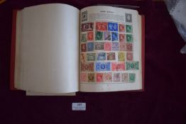 Vintage World Stamp Album including Great Britain, India, Italy & Commonwealth – A substantial