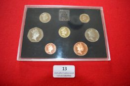 Elizabeth II 1985 UK Proof Coin Set – Royal Mint-style seven-coin 1985 United Kingdom proof set,