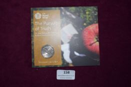 Royal Mint 2017 Sir Isaac Newton “The Pursuit of Truth” 50p Brilliant Uncirculated Coin, issued