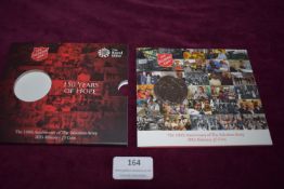 Royal Mint 2015 Alderney £5 ‘150 Years of Hope’ Salvation Army Brilliant Uncirculated Coin – An
