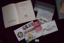 British Philatelic Collection with S.C. Johnson 'British Postage Stamps', Royal Wedding & First