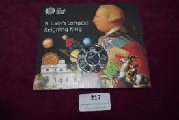 Royal Mint 2020 King George III £5 Brilliant Uncirculated Coin – An official Royal Mint 2020 UK £5