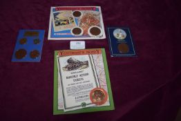 Collection of British Pre-Decimal and Commemorative Coin Sets – A collection of British coin