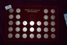 Complete London 2012 Olympic 50p Collection – 29 Different Sports – The complete collection of 29
