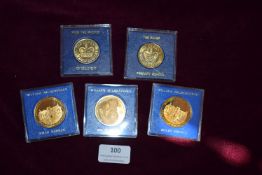 William Wilberforce & Queen’s Golden Jubilee Commemorative Medal Collection – Five cased
