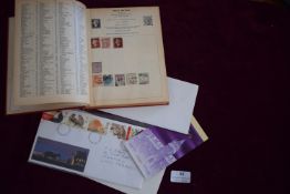 Vintage World Stamp Album with Great Britain, British Empire & Commonwealth Issues and First Day