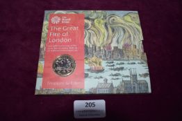 Royal Mint 2016 Great Fire of London 350th Anniversary £2 Brilliant Uncirculated Coin – An