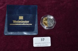 2023 King Charles III Coronation 50p Commemorative Coin – A 2023 King Charles III Coronation 50