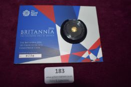 Royal Mint 2016 Britannia Fortieth-Ounce Gold Proof 50p Coin – An official Royal Mint 2016 Britannia