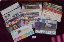Collection of Royal Mail Mint Stamp Presentation Packs, Animals, Science, Magic & Occasions – A