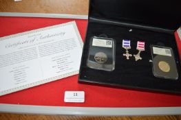 100th Anniversary of the RAF Datestamp Coin and Medal Set – Comprising a 2015 Battle of Britain 50p,