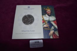 Royal Mint 2021 Alfred the Great £5 Brilliant Uncirculated Coin – An official Royal Mint 2021 £5