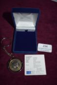 Royal Mint Steam Locomotive £2 Coin Keyring – Royal Mint Brilliant Uncirculated £2 coin