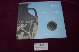 Royal Mint 2019 Wedgwood £2 Brilliant Uncirculated Coin – An official Royal Mint 2019 UK £2