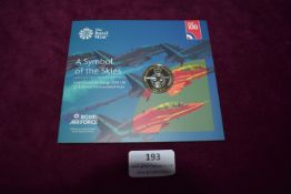 Royal Mint 2018 RAF Centenary Badge £2 Brilliant Uncirculated Coin – An official Royal Mint 2018