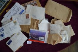 Mixed Postal History and Ephemera – A varied accumulation of commercial envelopes, airmail covers,
