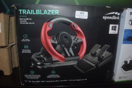 * Trailblazer racing wheel with pedal