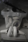 Box containing quantity of DPVR headset controllers