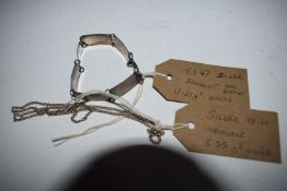 Silver Necklace & Bracelet ~16.76g gross