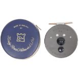 A Hardy Bros Ltd Marquis #6 fly reel, with Hardy padded case.