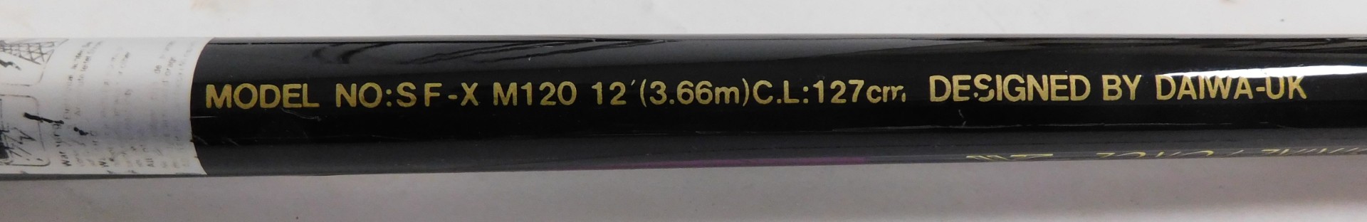 Two Bruce & Walker three piece carbon fibre salmon fly rods, 15' long, and a Diana Strike Force X - Image 3 of 3