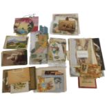 Ephemera, to include bookmarks, scraps, postcards, etc. (a quantity) From the collection of Derek